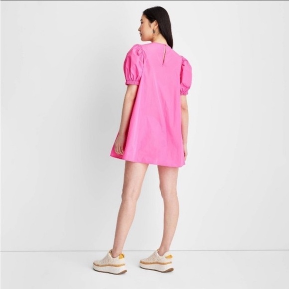 Women's Short Puff Sleeve
Drawstring Mini Dress by Future
Collective - Picture 2 of 7
